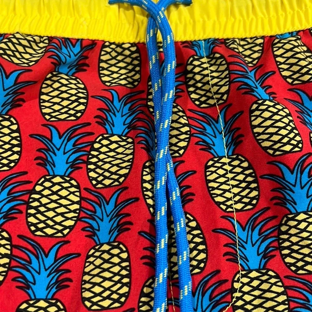 Public Republic Pineapple Print Men's swim shorts size small